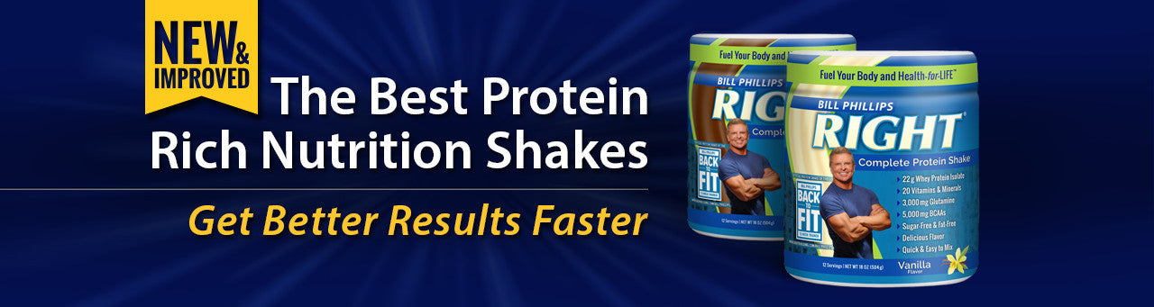 Right protein shake by Bill Phillips