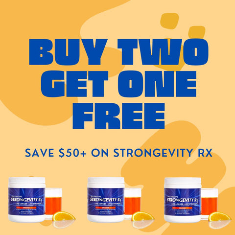 Strongevity Rx: Buy 2 Get 1 Free